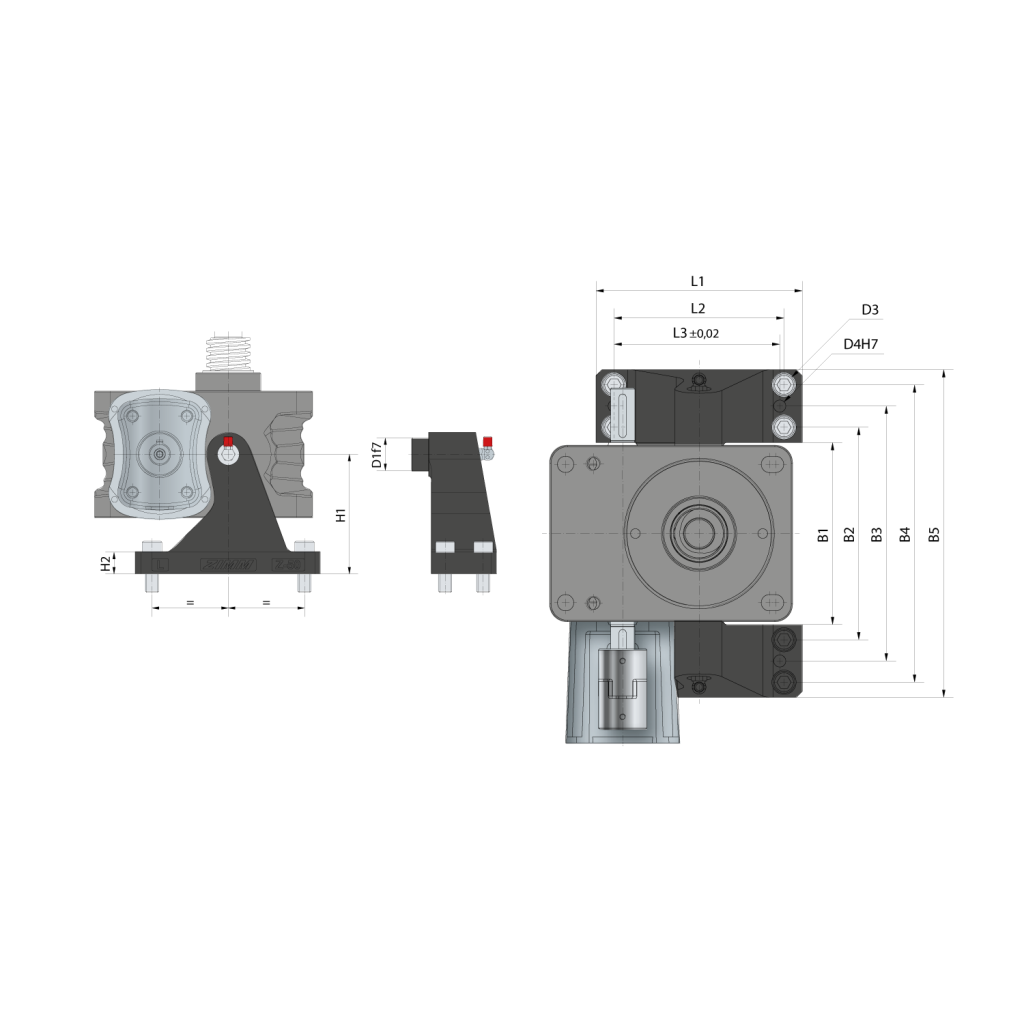 Поворотные опоры LB (35 - 1000) | ZIMM